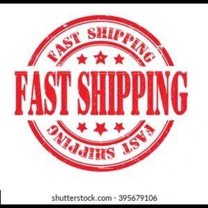 FAST SHIPPING ON ALL ITEMS 😊